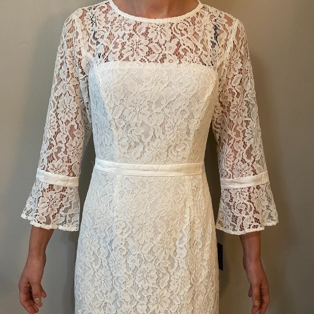 Lulus White Lace Dress